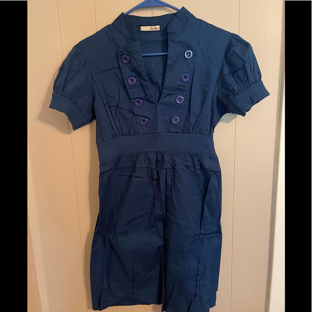 Blue Pinup Style Dress